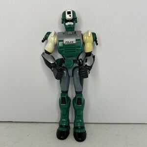 Vintage 1988 Toho Takara Zap Power Force Green Police Destron 8" Action Figure
